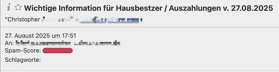 Screenshot einer Mail mit diesem Titel